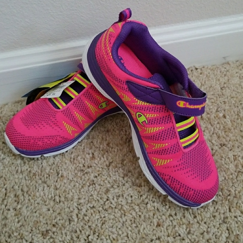 NWT Pink champion shoes for girls
